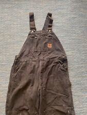 Carhartt dungarees bib for sale  BIRMINGHAM