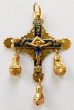 Pendentif croix massif d'occasion  Paris IX