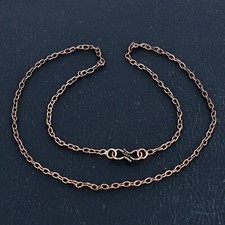 Colar de corrente de corda de cobre puro fecho de garra de lagosta joia personalizada MJC01 comprar usado  Enviando para Brazil