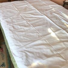 Capa de edredom europeia vintage feita à mão algodão branco 58 x 82" cama de casal comprar usado  Enviando para Brazil