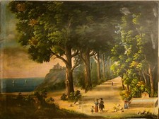 Usado, E. Ceci, Paesaggio, Olio Su Tela, 1884, 76x99,5 Cm. comprar usado  Enviando para Brazil