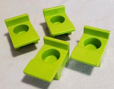 ☆4 cadeiras vintage Fisher Price Little People mesa escolar professor verde estudante, usado comprar usado  Enviando para Brazil