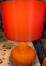 Lampada tavolo arancione usato  Calatabiano