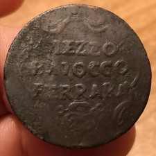 Moneta mezzo baiocco usato  Olbia