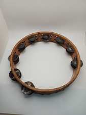 Usado, Pandeiro vintage de madeira sem cabeça linha dupla 10" jingles de metal sem cabeça de tambor comprar usado Usado, Pandeiro vintage de madeira sem cabeça linha dupla 10" jingles de metal sem cabeça de tambor comprar usado  Enviando para Brazil