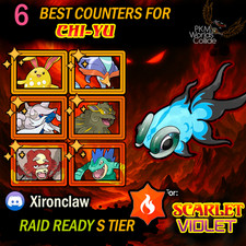 Contadores de ataque 5 estrelas CHI-YU Tera - Pokémon Scarlet Violet pronto para batalha⚡ comprar usado  Enviando para Brazil