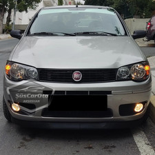 Divisor de lábios para-choque dianteiro 2 peças – Para Fiat Palio 1997-2012 – Spoiler flexível comprar usado  Enviando para Brazil