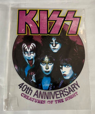 Camiseta KISS Creatures Of The Night 40th Anniversary folha de transferência de ferro rara comprar usado  Enviando para Brazil