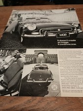 1972 72 MG MGB anúncio de carro revista grande - "Não cria uma imagem. Confirma... comprar usado  Enviando para Brazil