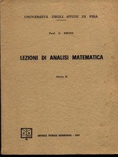 Lezioni analisi matematica usato  Italia