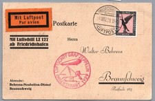 Zeppelin luftpost postkarte gebraucht kaufen  Neu-Ulm