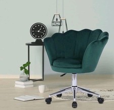 Velvet office chair for sale  WIGAN