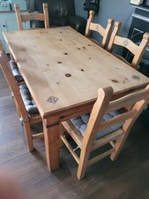 Mexican pine dining for sale  NEATH