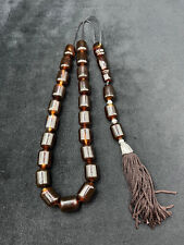 Amber worry beads for sale  Shipping to Ireland