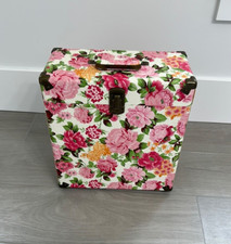 Pink floral vinyl for sale  Quogue