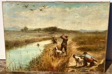 Ancien tableau chasse d'occasion  Dompierre-sur-Mer