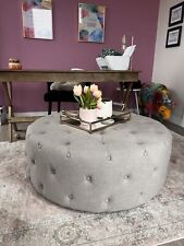 Fabric upholstered ottoman for sale  Nashville