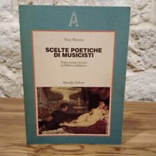 Scelte poetiche musicisti usato  Ascoli Piceno