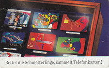 Telefonkarte rettet schmetterl gebraucht kaufen  Berlin