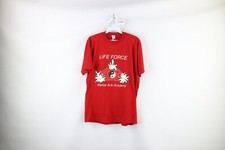Camiseta Vintage Anos 90 Masculina Grande Spell Out Life Force Academia de Artes Marciais Vermelha EUA, usado comprar usado  Enviando para Brazil