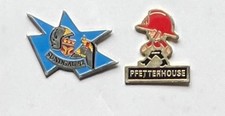 Lot pin pompiers d'occasion  Thann