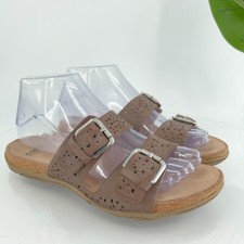 Sandália Earth Feminina Areia Antigua Tamanho 7 Cunha Baixa Slide Marrom Alças Fivela comprar usado  Enviando para Brazil