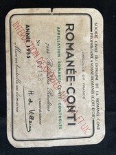 étiquette romanée conti d'occasion  Bagnolet