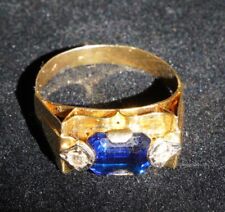 Herrenring ring blauer gebraucht kaufen  Büdingen