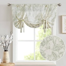 Linen tie valance for sale  North Highlands