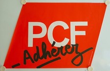 Affiche parti communiste d'occasion  La Courtine