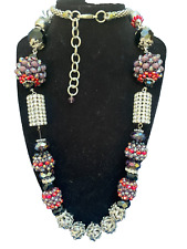 Colourful beaded necklace for sale  UK