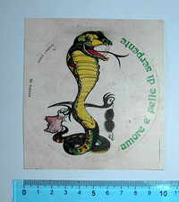 Adesivo vintage sticker usato  Italia