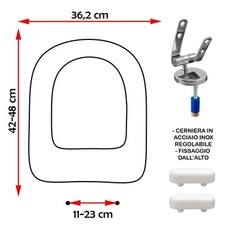 Sedile copriwater compatibile usato Sedile copriwater compatibile usato  Italia