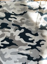 Camouflage cotton fabric for sale  HORSHAM