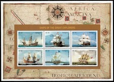 Usado, Antígua 1996 - Navios barcos - Folha de 6 selos - Scott #1972 - MNH comprar usado  Enviando para Brazil