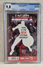 CAPITÃO AMÉRICA #25 CGC 9.8 1º SAM WILSON FALCON COMO BONÉ 2014 ADMIRÁVEL MUNDO NOVO comprar usado  Enviando para Brazil