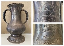 1897 M.A.R.A. Harvard Rowing Crew Regatta Trophy - Weld Boat Club Eights Stroke comprar usado  Enviando para Brazil