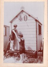 Baigneuses et Cabine de Bain Attelée Ca 1900 Vintage Print comprar usado  Enviando para Brazil