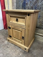 Pine bedside cabinet for sale  MANCHESTER