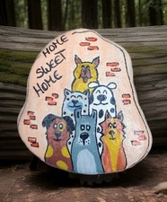 Bemalter stein hunde gebraucht kaufen  Zwickau