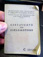 1969 certificato per usato 1969 certificato per usato  Albenga