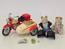 Bonecos de guaxinim de motocicleta e sidecar Sylvanian Families avós comprar usado  Enviando para Brazil