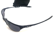 ÓCULOS DE SOL RARO OAKLEY MEIO FIO 1.0 armação azul cobalto com lentes pretas de irídio comprar usado  Enviando para Brazil