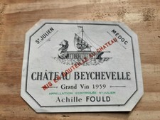Etiquette vin chateau d'occasion  Quimperlé