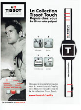 Publicité Advertising 088  2010   montre Tissot  touch  expert &  Michael Owen, usado comprar usado  Enviando para Brazil