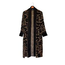 The Kooples Velvet Camuflagem Frisado Transparente Kimono Robe Cover Up USFM comprar usado  Enviando para Brazil