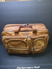 Usado, Antiga Pasta de Couro Marrom Heritage Bolsa Mensageiro Estojo para Laptop Organizador de Viagem comprar usado  Enviando para Brazil