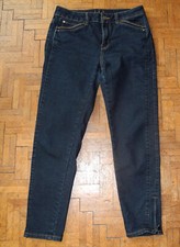 Pantalon jean foncé d'occasion  Rouxmesnil-Bouteilles