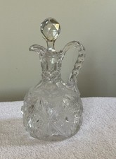 Crystal vintage cruet for sale  Franklin