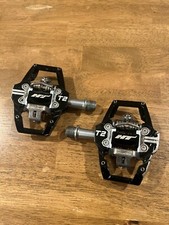 Pedais sem clipe HT Components T2 Enduro dupla face, alumínio, 9/16" preto comprar usado  Enviando para Brazil